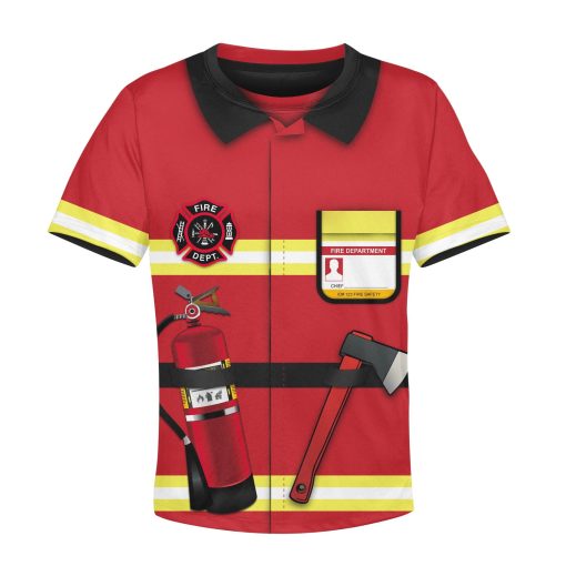 9Heritages Firefighter Kid Custom Hoodies T-shirt Apparel