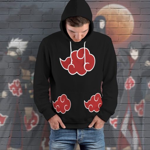 9Heritages 3D Akatsuki Custom Hoodie Apparel