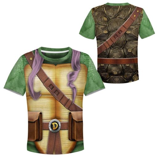 9Heritages 3D Donatello TMNT Don Donnie Cosplay Custom Kids