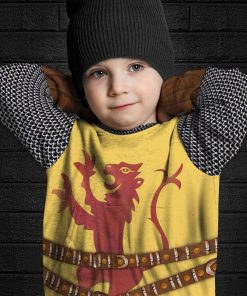 9Heritages 3D Kid Cosplay Robert The Bruce Fleece Hoodie Apparel