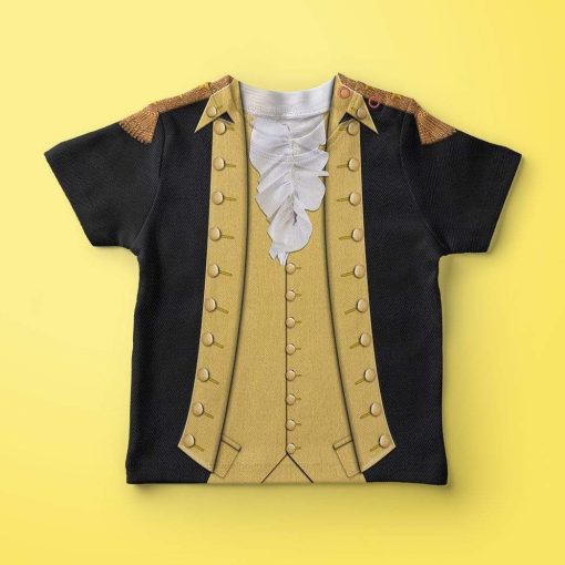 9Heritages 3D Kid George Washington T-Shirts Apparel