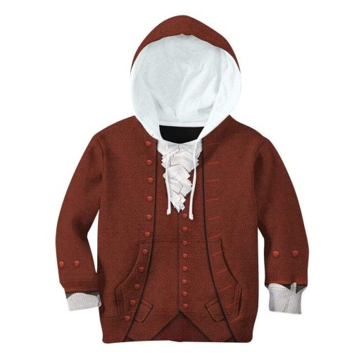 9Heritages 3D Kid Hoodie Custom Benjamin Franklin Apparel