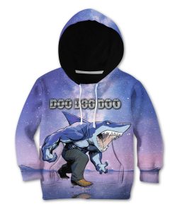 9Heritages 3D Kid Ice Skating Shark Doo Doo Custom T-Shirts Hoodie Apparel