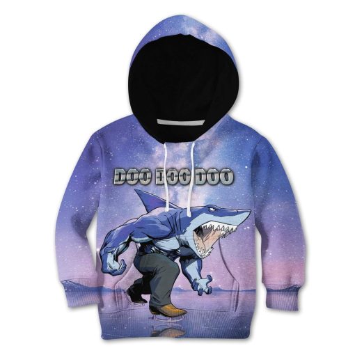 9Heritages 3D Kid Ice Skating Shark Doo Doo Custom T-Shirts Hoodie Apparel