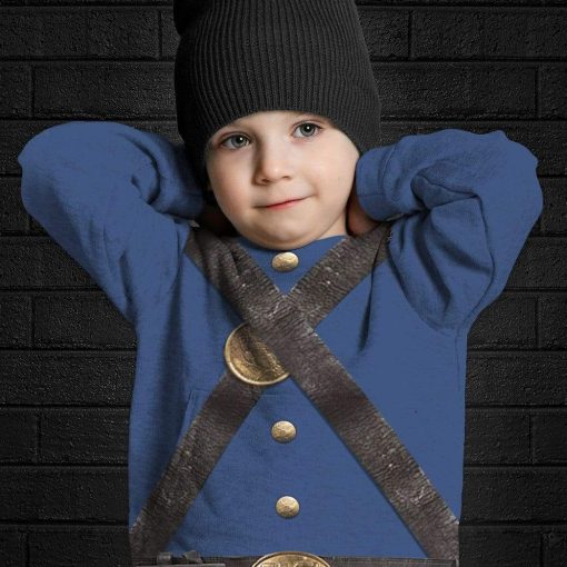 9Heritages 3D Kid US Civil War Union Infantry Uniform Hoodie Apparel