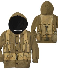 9Heritages 3D Kid WW1 Soldier Uniform Custom Tshirt Hoodie Apparel