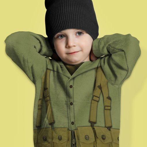 9Heritages 3D Kid WW2 Soldier Uniform Custom Tshirt Hoodie Apparel