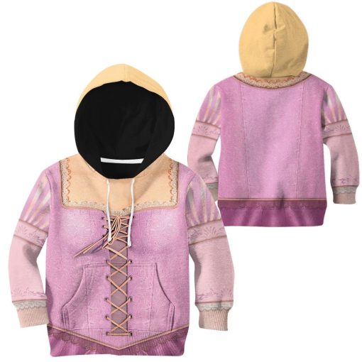 9Heritages 3D Kids Rapunzel Princess Custom Tshirt Hoodie Appreal