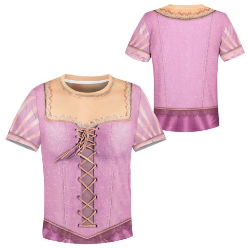 9Heritages 3D Kids Rapunzel Princess Custom Tshirt Hoodie Appreal