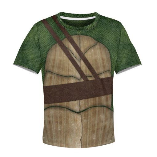 9Heritages 3D Leonardo TMNT Leo Cosplay Custom Tshirt Hoodie Apparel