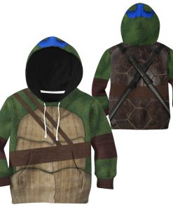 9Heritages 3D Leonardo TMNT Leo Cosplay Custom Tshirt Hoodie Apparel