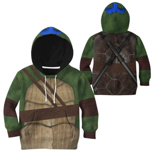 9Heritages 3D Leonardo TMNT Leo Cosplay Custom Tshirt Hoodie Apparel