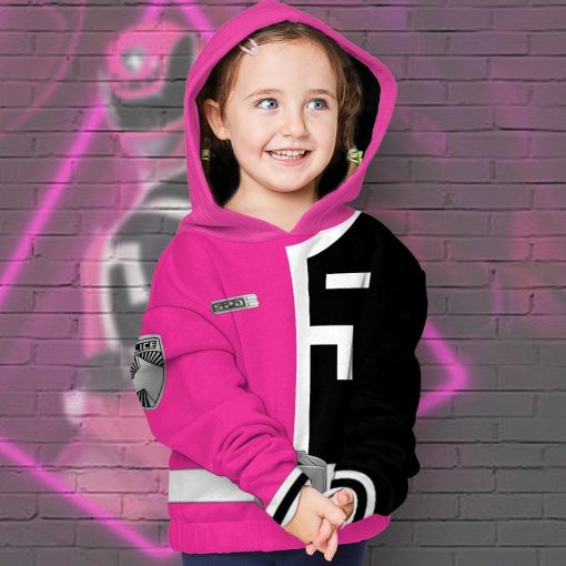 9Heritages 3D Power Rangers SPD Pink Tshirt Hoodie Kids