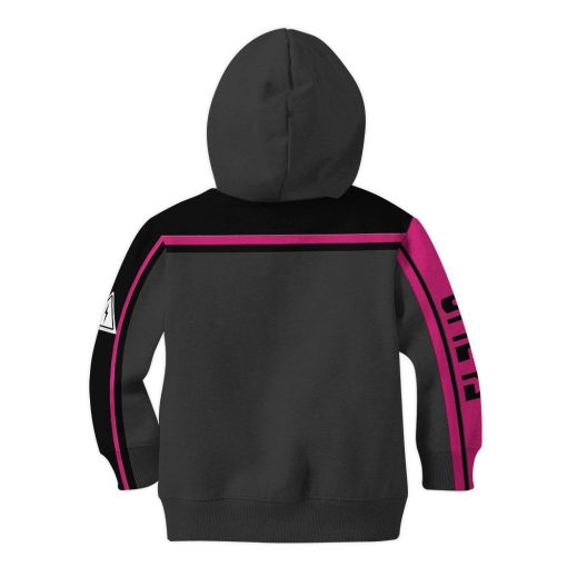 9Heritages 3D Power Rangers SPD Pink Uniform Tshirt Hoodie Kids