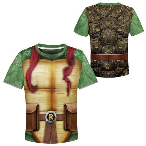 9Heritages 3D Raphael Raph TMNT Cosplay Custom Kids