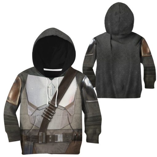 9Heritages 3D Star Wars Beskar Tshirt Hoodie Apparel Kids