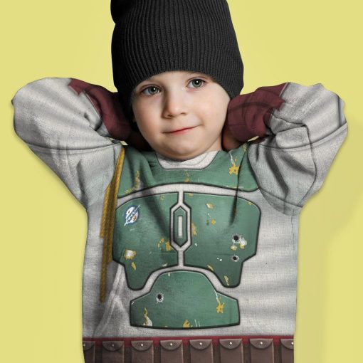 9Heritages 3D Star Wars Boba Fett Tshirt Hoodie Apparel Kids