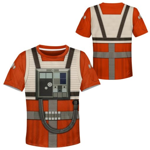9Heritages 3D Star Wars Rebel Pilot Tshirt Hoodie Apparel Kids