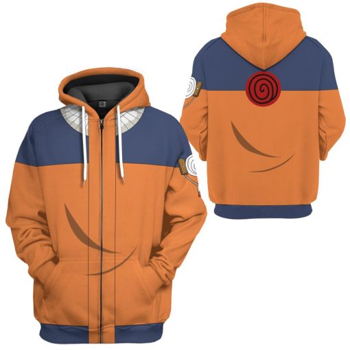 9Heritages 3D Uzumaki Naruto Custom Hoodie Apparel