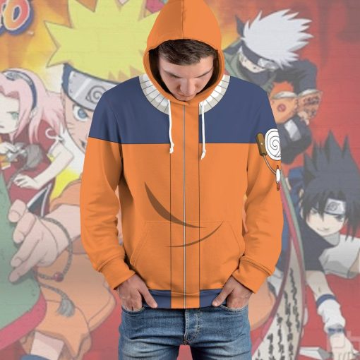 9Heritages 3D Uzumaki Naruto Custom Hoodie Apparel