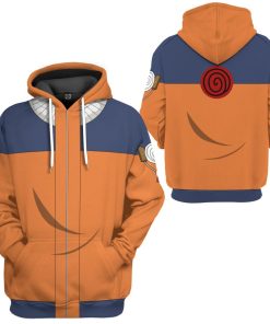9Heritages 3D Uzumaki Naruto Custom Hoodie Apparel