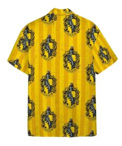 9Heritages 3D H.P Hogwarts Hufflepuff House Pride Crests Custom Hawaii Shirt