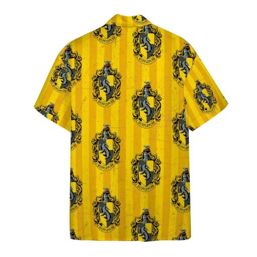 9Heritages 3D H.P Hogwarts Hufflepuff House Pride Crests Custom Hawaii Shirt