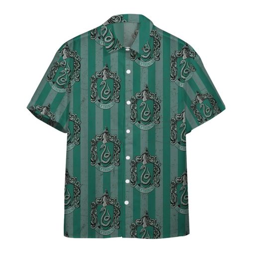 9Heritages 3D H.P Hogwarts Slytherin House Pride Crests Custom Hawaii Shirt