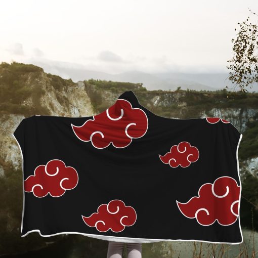 9Heritages 3D Naruto Akatsuki Cloak Custom Hooded Blanket