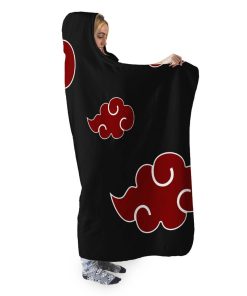 9Heritages 3D Naruto Akatsuki Cloak Custom Hooded Blanket