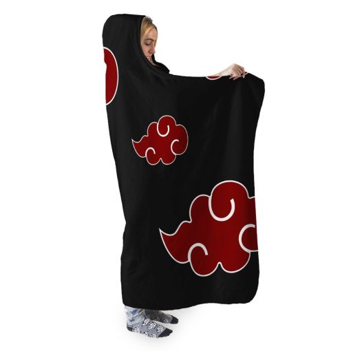 9Heritages 3D Naruto Akatsuki Cloak Custom Hooded Blanket