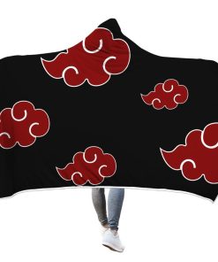 9Heritages 3D Naruto Akatsuki Cloak Custom Hooded Blanket