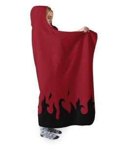9Heritages 3D Naruto Second Hokage Cloak Custom Hooded Blanket