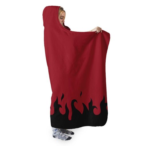 9Heritages 3D Naruto Second Hokage Cloak Custom Hooded Blanket