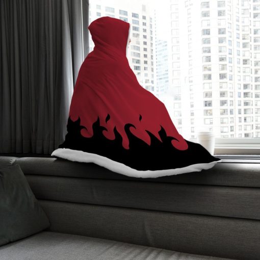 9Heritages 3D Naruto Second Hokage Cloak Custom Hooded Blanket