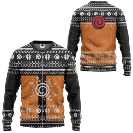 9Heritages 3D Naruto Shippuden Ugly Christmas Sweater Custom Tshirt Hoodie Apparel