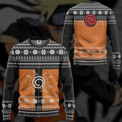 9Heritages 3D Naruto Shippuden Ugly Christmas Sweater Custom Tshirt Hoodie Apparel