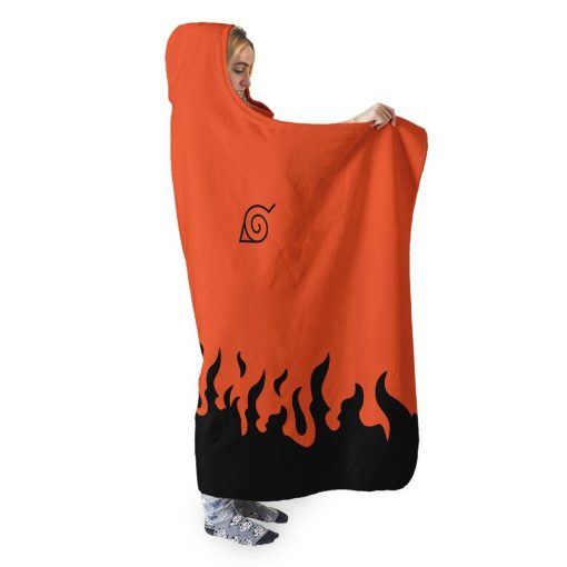 9Heritages 3D Naruto Uzumaki Custom Hooded Blanket