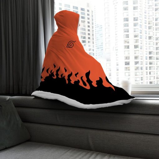 9Heritages 3D Naruto Uzumaki Custom Hooded Blanket