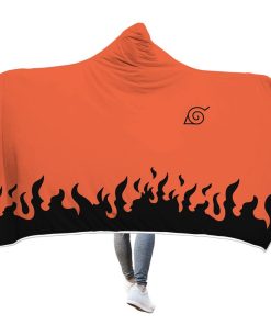9Heritages 3D Naruto Uzumaki Custom Hooded Blanket