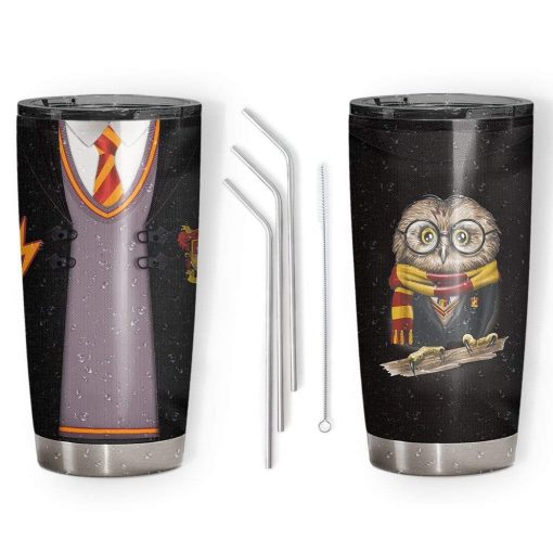 9Heritages 3D H.P And Hedwig Custom Design Vacuum Insulated Tumbler