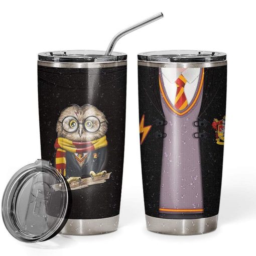 9Heritages 3D H.P And Hedwig Custom Design Vacuum Insulated Tumbler