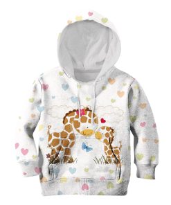 9Heritages Giraffe And Her Kid Custom Hoodies T-shirt Apparel