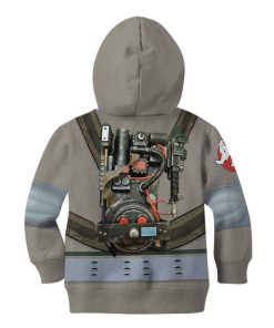 9Heritages 3D Ghostbuster Cosplay Custom Name Kid Hoodie