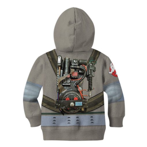 9Heritages 3D Ghostbuster Cosplay Custom Name Kid Hoodie