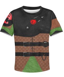 9Heritages HOW TO TRAIN YOUR DRAGON HICCUP Kid Custom Hoodies T-shirt Apparel