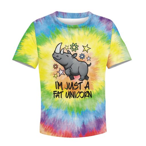 9Heritages I am just a fat unicorn Kid Custom Hoodies T-shirt Apparel