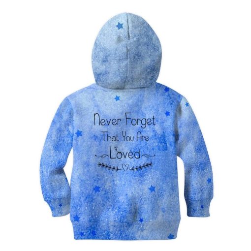 9Heritages Kid Custom Hoodies T-shirt Cute Boy Elephant Never forget that you are loved