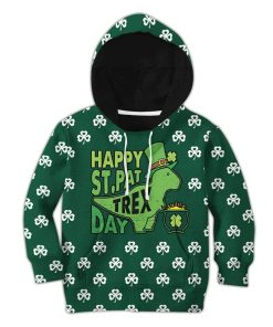 9Heritages Kid Happy St Pattrex Day T-Shirts Hoodie Apparel