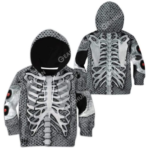 9Heritages Kid Skeleton Hoodie TShirt Apparel